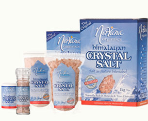 Nirvana Organics Himalayan Crystal Salt Stone Ground