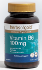 Herbs of Gold Vitamin B6 100mg