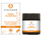 Kiwiherb Organic De-Stuff Rub