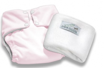 Pea Pods One Size Fits All Nappy - Pastel Pink
