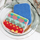 Eco Basics by White Magic Cotton Flat & Foam Pot Scrubber