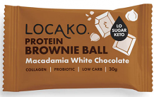 Locako Protein Brownie Ball Macadamia White Chocolate