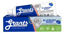 Grants of Australia Natural Kids Toothpaste Blueberry Blast