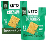 Keto Naturals Almond Flour Keto Crackers Rosemary & Garlic
