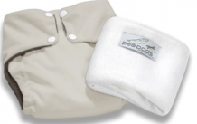 Pea Pods One Size Fits All Nappy - Cream
