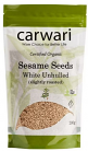 Carwari Certified Organic Sesame Seeds White Unhulled