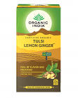 Organic India Certified Organic Tulsi Lemon Ginger Tea