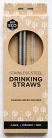 Ever Eco Stainless Steel Drinking Straws Bent 2 Pack