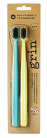 Grin Bio Charcoal Infused Toothbrush 2 Pack